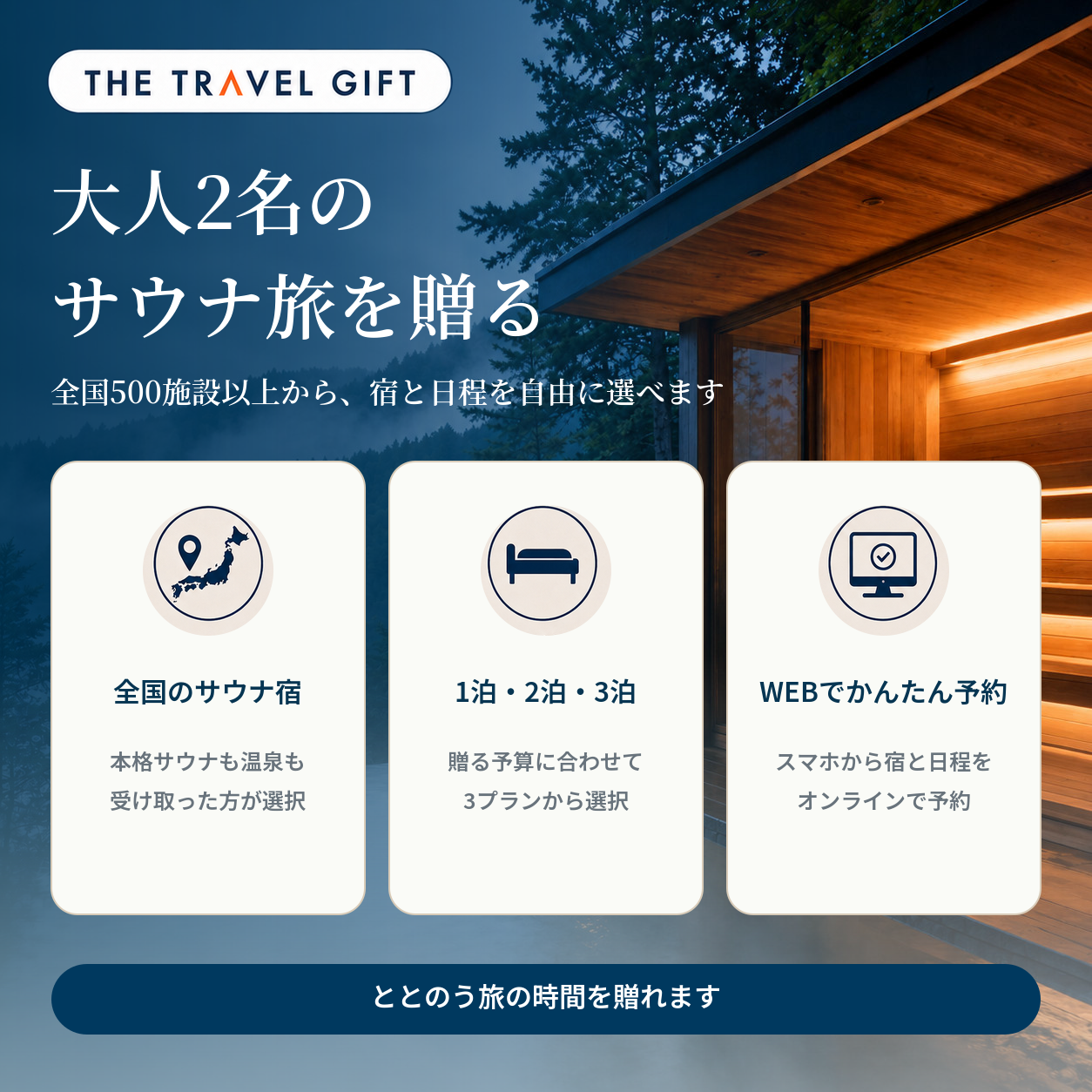 全国サウナ宿 商品の特徴
