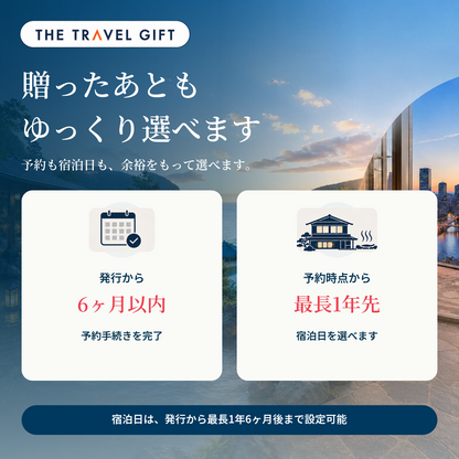 ホテル・旅館ギフトチケット 有効期限と予約可能期間
