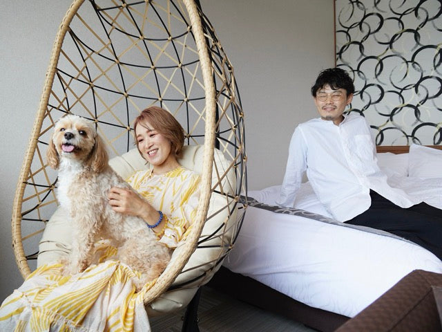愛犬とホテルで過ごす旅のイメージ